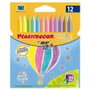 Plastidecor Ceras Kids Pastel con Colores Surtidos y Metálicos, Estuche de 12 Unidades